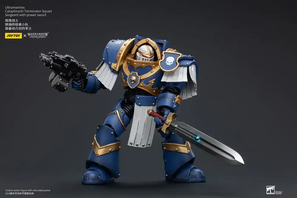 Warhammer The Horus Heresy Akční figurka 1/18 Ultramarines Cataphractii Terminator Squad Sergeant s Power Sword 14 cm fotografii produktu