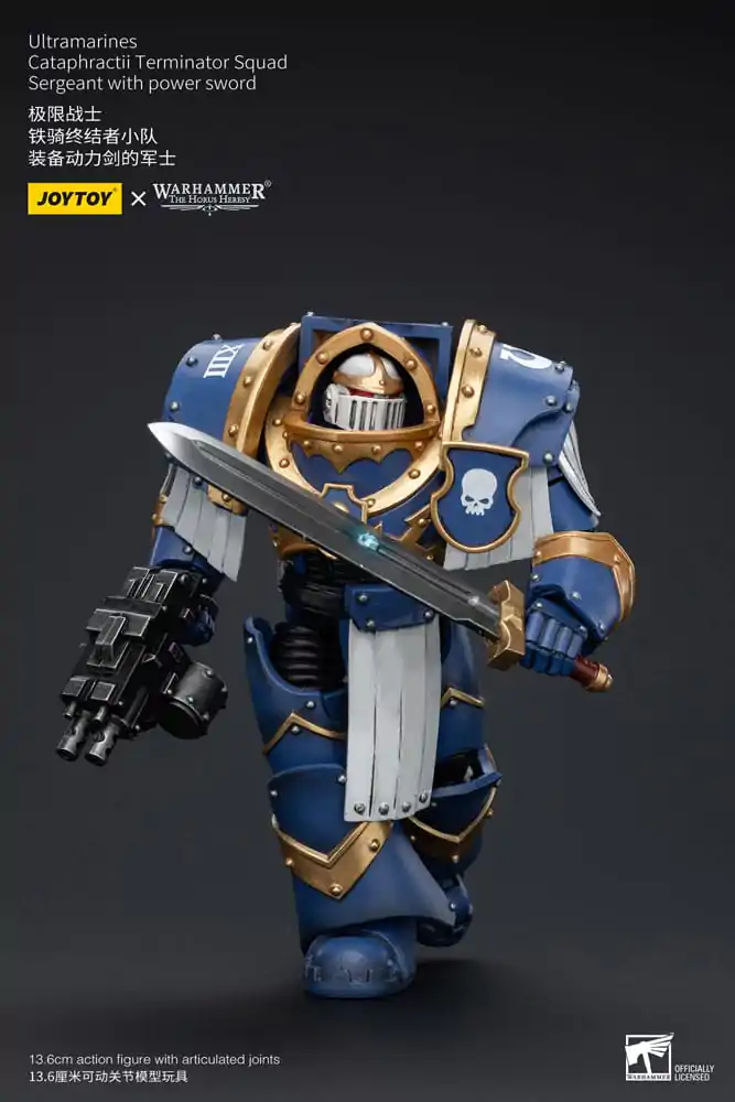 Warhammer The Horus Heresy Akční figurka 1/18 Ultramarines Cataphractii Terminator Squad Sergeant s Power Sword 14 cm fotografii produktu