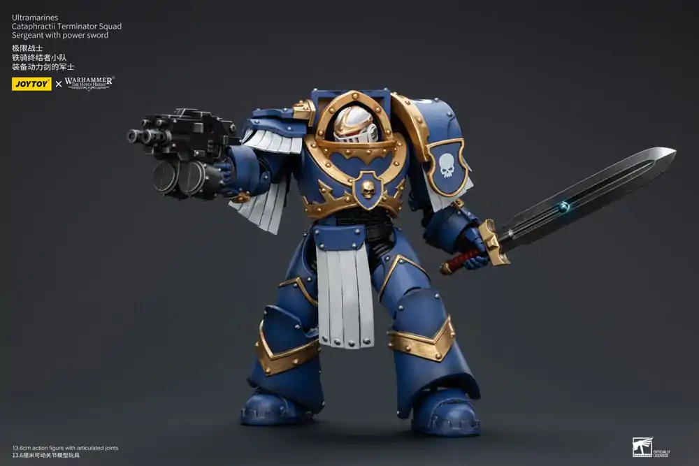 Warhammer The Horus Heresy Akční figurka 1/18 Ultramarines Cataphractii Terminator Squad Sergeant s Power Sword 14 cm fotografii produktu