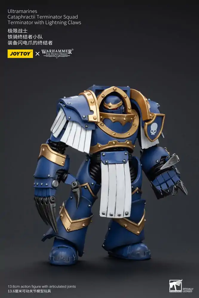 Warhammer The Horus Heresy Akční figurka 1/18 Ultramarines Cataphractii Terminator Squad Terminátor s Lightning Claws 14 cm fotografii produktu