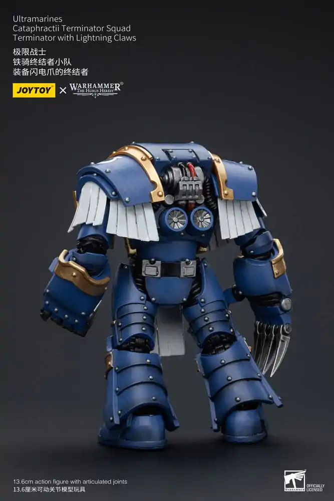 Warhammer The Horus Heresy Akční figurka 1/18 Ultramarines Cataphractii Terminator Squad Terminátor s Lightning Claws 14 cm fotografii produktu