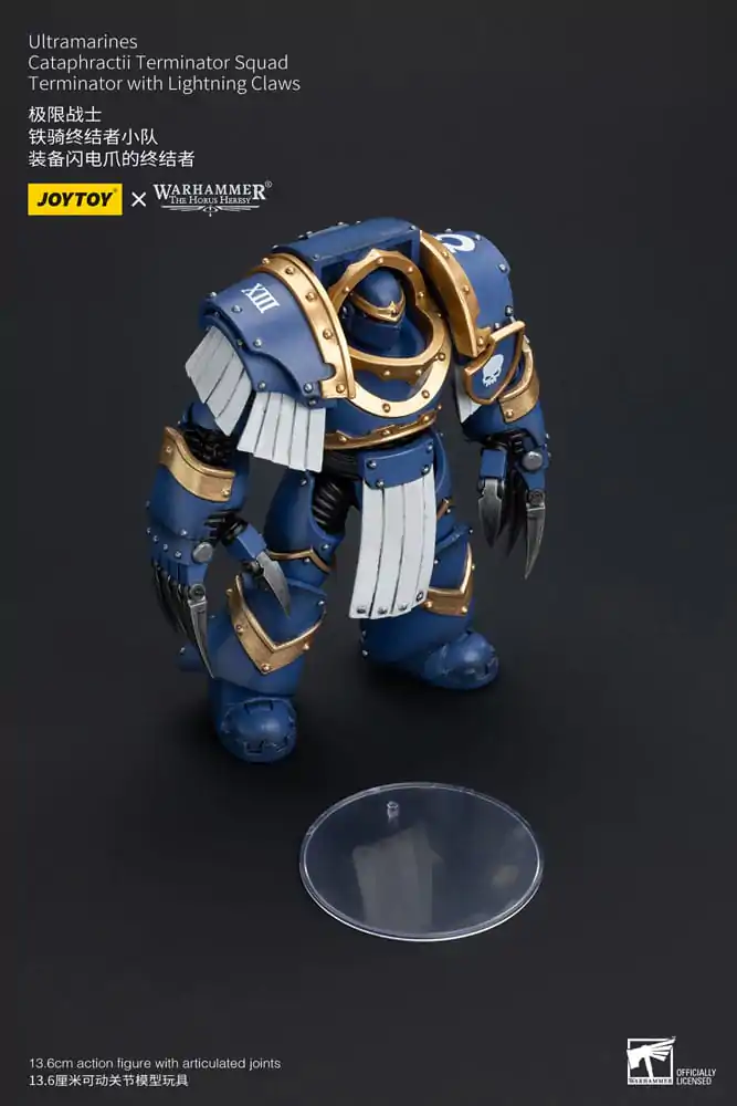 Warhammer The Horus Heresy Akční figurka 1/18 Ultramarines Cataphractii Terminator Squad Terminátor s Lightning Claws 14 cm fotografii produktu