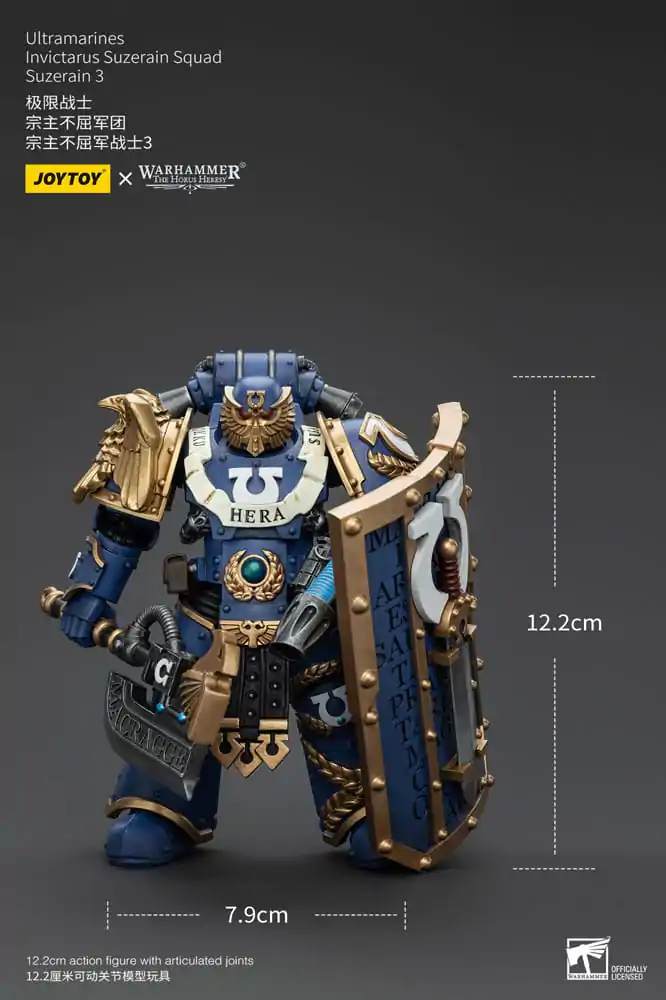 Warhammer The Horus Heresy akční figurka 1/18 Ultramarines Invictarus Suzerain Squad Suzerain 3 12 cm fotografii produktu