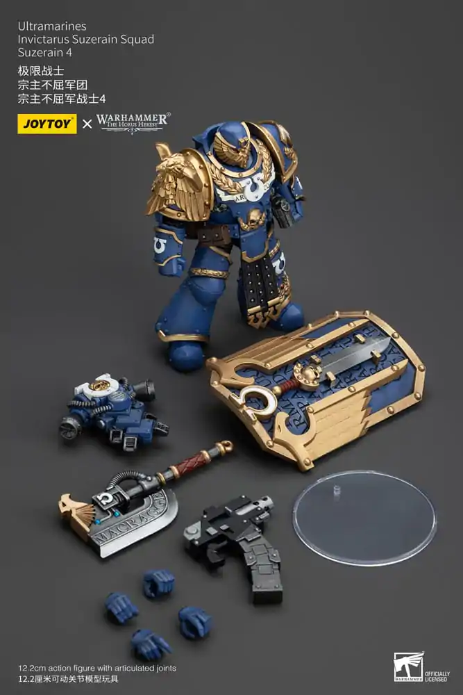 Warhammer The Horus Heresy Akční figurka 1/18 Ultramarines Invictarus Suzerain Squad Suzerain 4 12 cm fotografii produktu