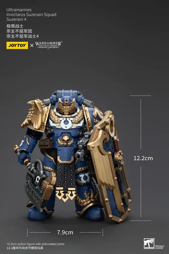 Warhammer The Horus Heresy Akční figurka 1/18 Ultramarines Invictarus Suzerain Squad Suzerain 4 12 cm fotografii produktu