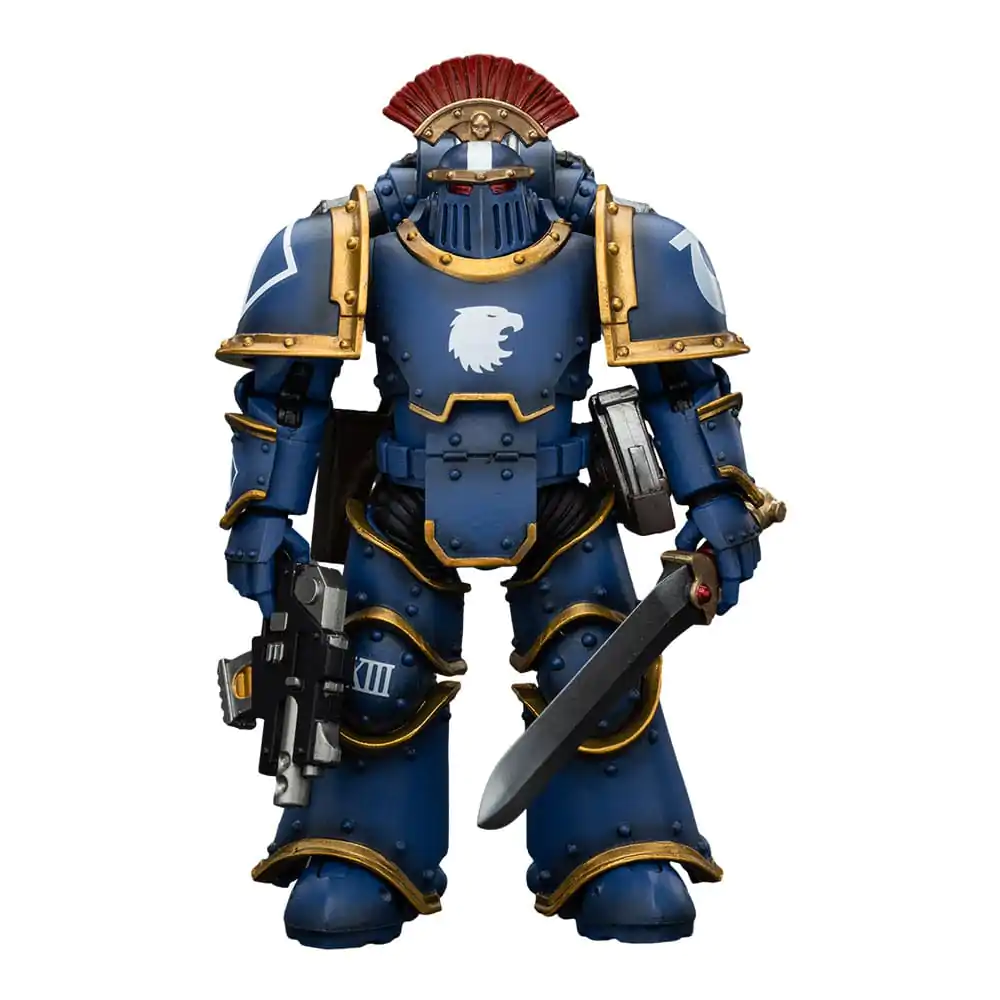 Warhammer The Horus Heresy akční figurka 1/18 Ultramarines Legion MKIII taktický oddíl seržant s energetickým mečem 12 cm fotografii produktu