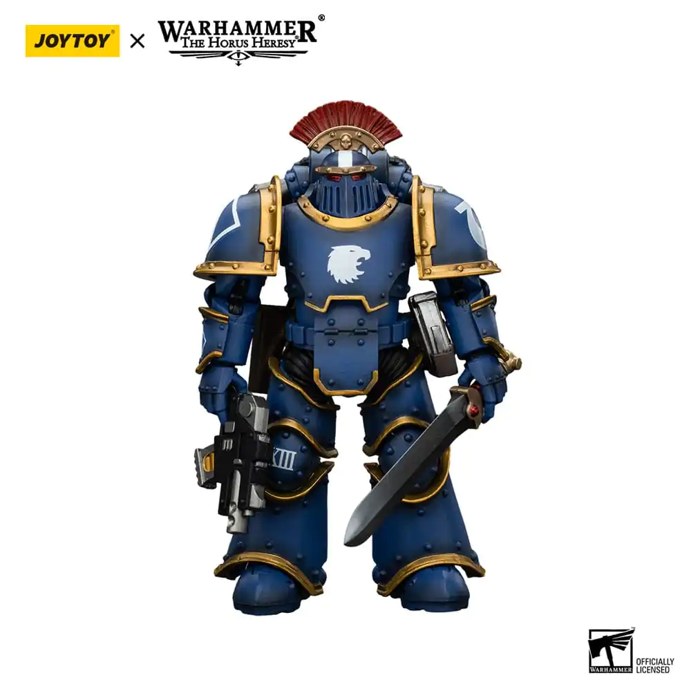 Warhammer The Horus Heresy akční figurka 1/18 Ultramarines Legion MKIII taktický oddíl seržant s energetickým mečem 12 cm fotografii produktu