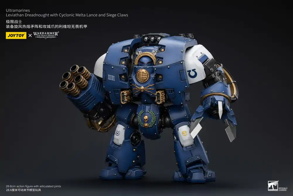 Warhammer The Horus Heresy Akční figurka 1/18 Ultramarines Leviathan Dreadnought s Cyclonic Melta Lance a Obléhacími drápy 29 cm fotografii produktu