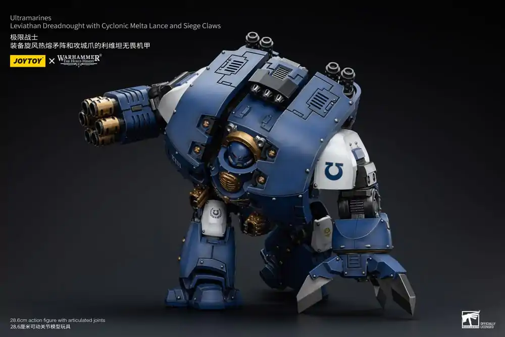 Warhammer The Horus Heresy Akční figurka 1/18 Ultramarines Leviathan Dreadnought s Cyclonic Melta Lance a Obléhacími drápy 29 cm fotografii produktu