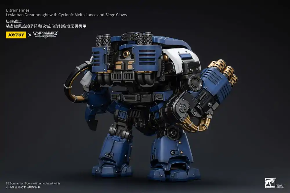 Warhammer The Horus Heresy Akční figurka 1/18 Ultramarines Leviathan Dreadnought s Cyclonic Melta Lance a Obléhacími drápy 29 cm fotografii produktu