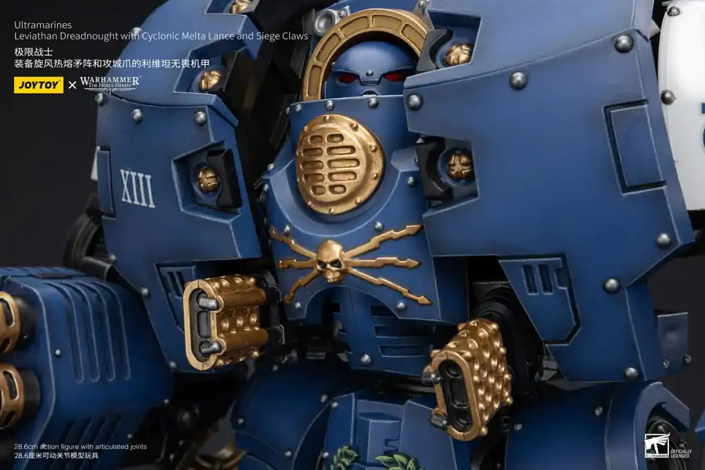 Warhammer The Horus Heresy Akční figurka 1/18 Ultramarines Leviathan Dreadnought s Cyclonic Melta Lance a Obléhacími drápy 29 cm fotografii produktu