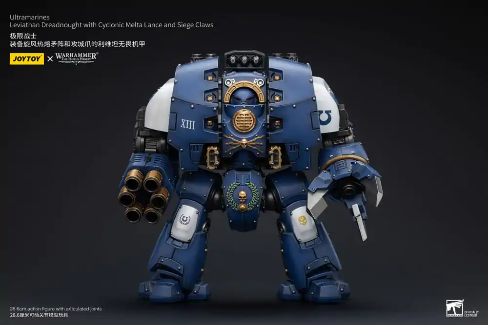 Warhammer The Horus Heresy Akční figurka 1/18 Ultramarines Leviathan Dreadnought s Cyclonic Melta Lance a Obléhacími drápy 29 cm fotografii produktu