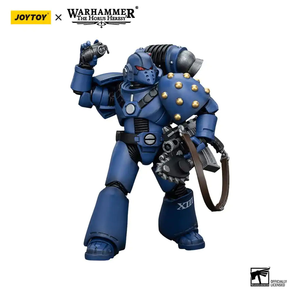 Warhammer The Horus Heresy akční figurka 1/18 Ultramarines MK VI Tactical Squad Legionář s Bolterem a Řetězovou čepelí 12 cm fotografii produktu