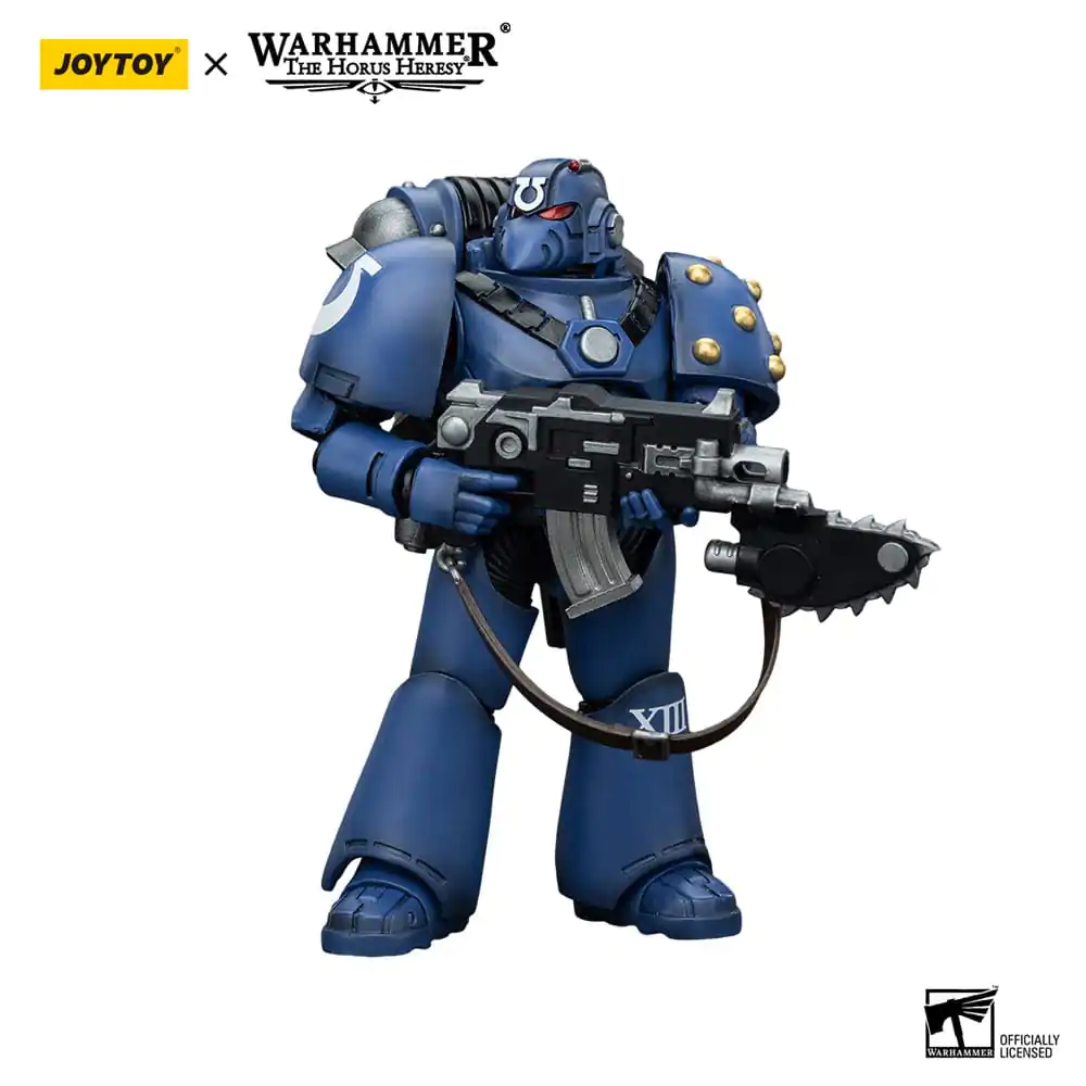 Warhammer The Horus Heresy akční figurka 1/18 Ultramarines MK VI Tactical Squad Legionář s Bolterem a Řetězovou čepelí 12 cm fotografii produktu