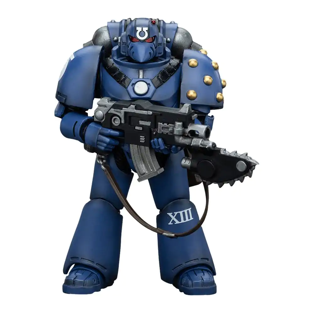 Warhammer The Horus Heresy akční figurka 1/18 Ultramarines MK VI Tactical Squad Legionář s Bolterem a Řetězovou čepelí 12 cm fotografii produktu