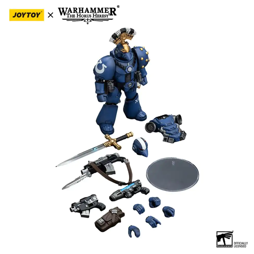 Warhammer The Horus Heresy akční figurka 1/18 Ultramarines MK VI Tactical Squad Sergeant s plazmovou pistolí a silovým mečem 12 cm fotografii produktu