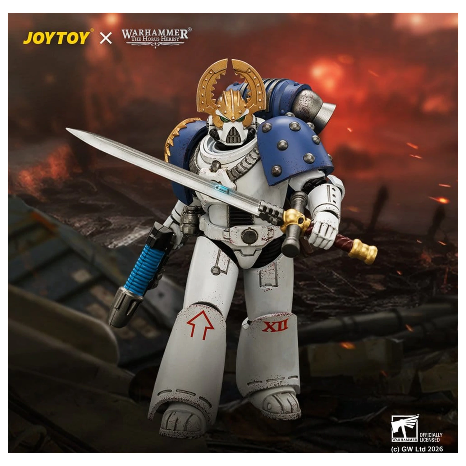 Warhammer The Horus Heresy figurka MKVI Tactical Sergeant World Eaters 12 cm fotografii produktu