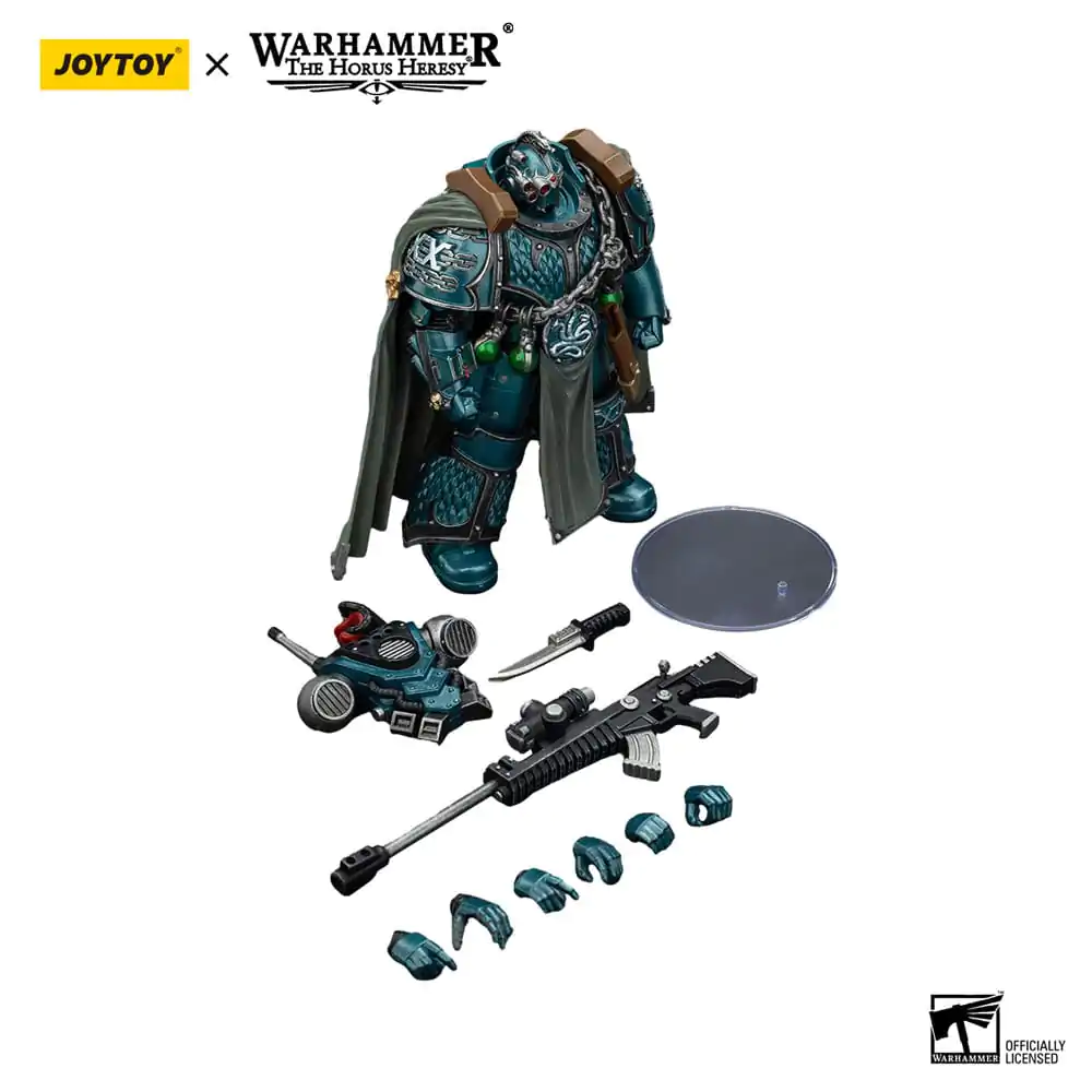 Warhammer The Horus Heresy Akční figurka Alpha Legion Exodus The One who is Many With Sniper Rifle And Power Dagger 12 cm fotografii produktu