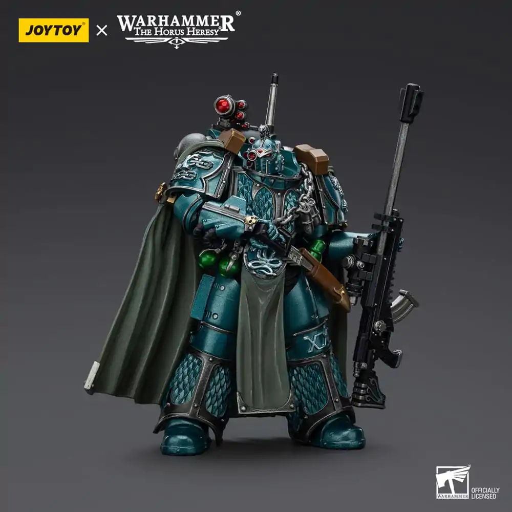 Warhammer The Horus Heresy Akční figurka Alpha Legion Exodus The One who is Many With Sniper Rifle And Power Dagger 12 cm fotografii produktu