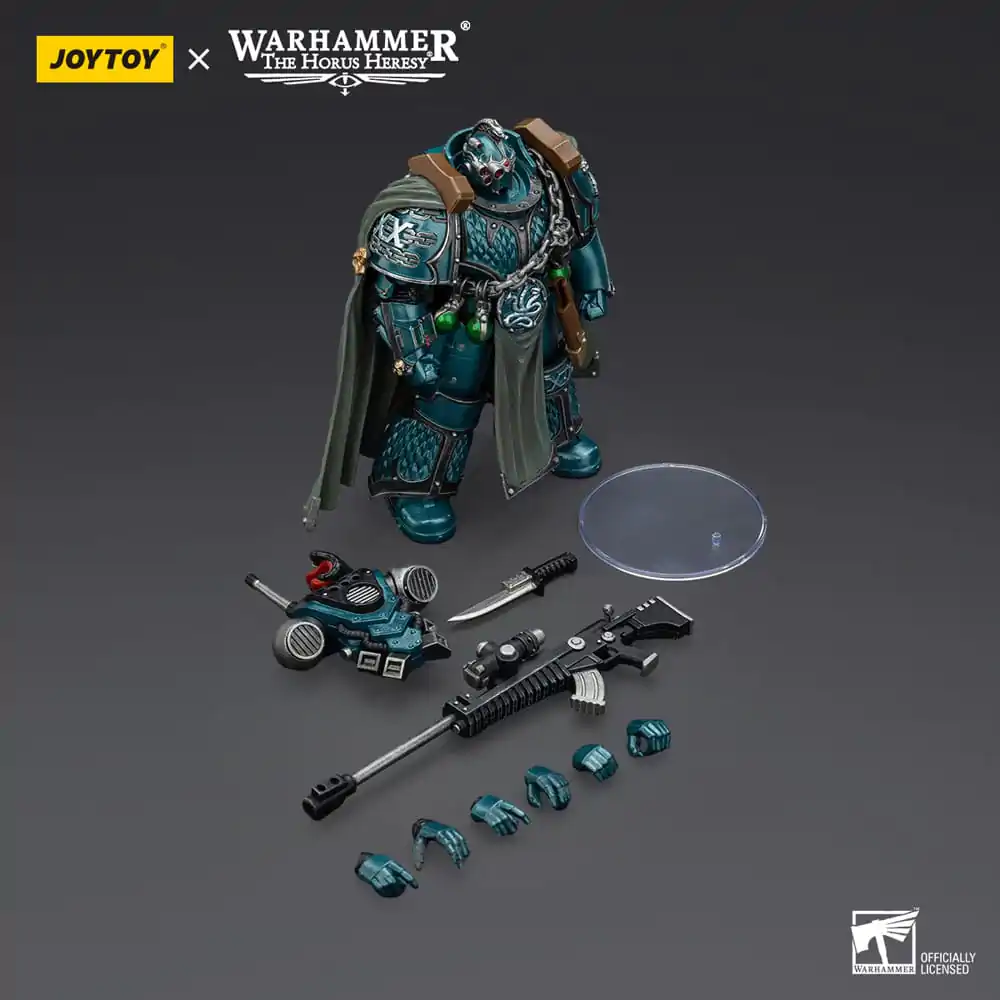 Warhammer The Horus Heresy Akční figurka Alpha Legion Exodus The One who is Many With Sniper Rifle And Power Dagger 12 cm fotografii produktu