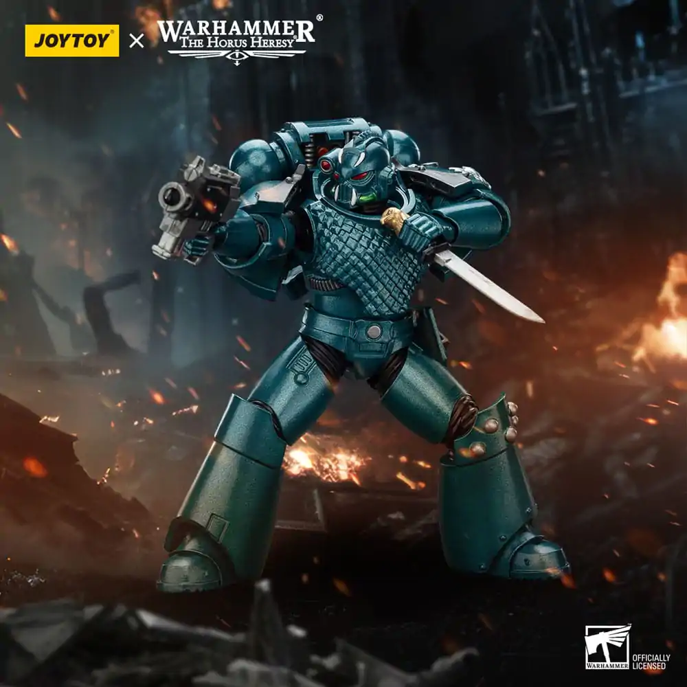 Warhammer The Horus Heresy Akční figurka Alpha Legion Head hunter With Banestrike Combi-Bolter And Power Dagger 12 cm fotografii produktu