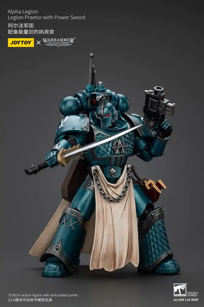 Warhammer The Horus Heresy akční figurka Alpha Legion Praetor s Power Sword 20 cm fotografii produktu