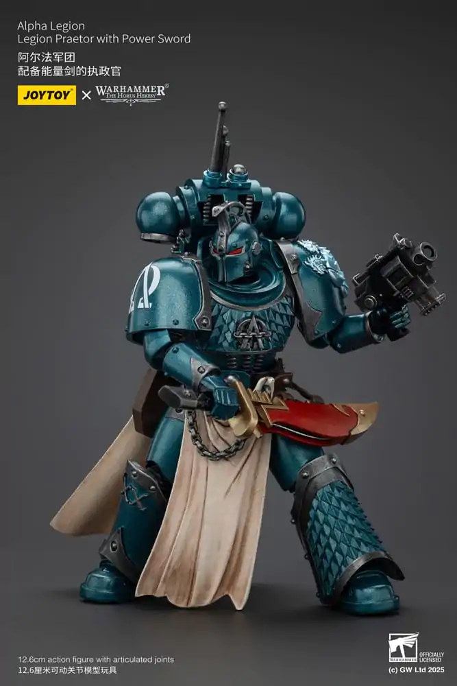 Warhammer The Horus Heresy akční figurka Alpha Legion Praetor s Power Sword 20 cm fotografii produktu