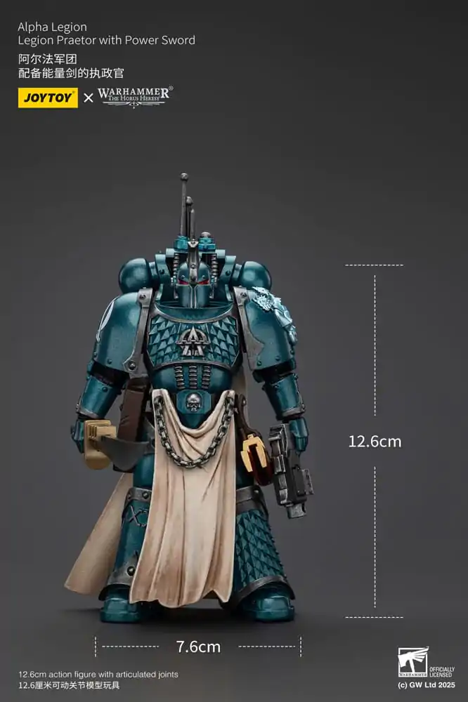 Warhammer The Horus Heresy akční figurka Alpha Legion Praetor s Power Sword 20 cm fotografii produktu