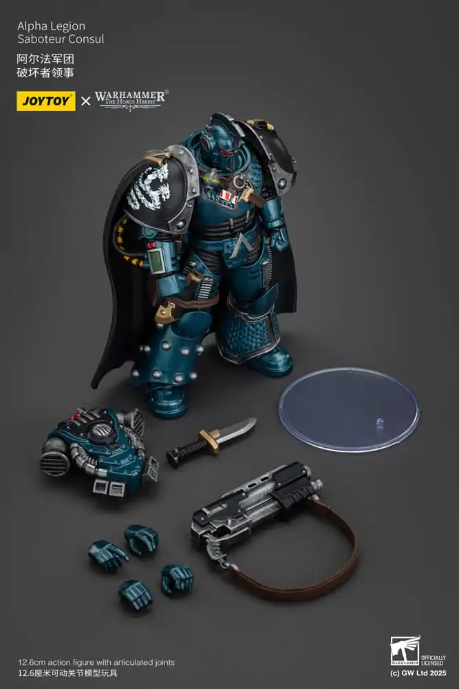 Warhammer The Horus Heresy Akční figurka Alpha Legion Saboteur Consul 20 cm fotografii produktu