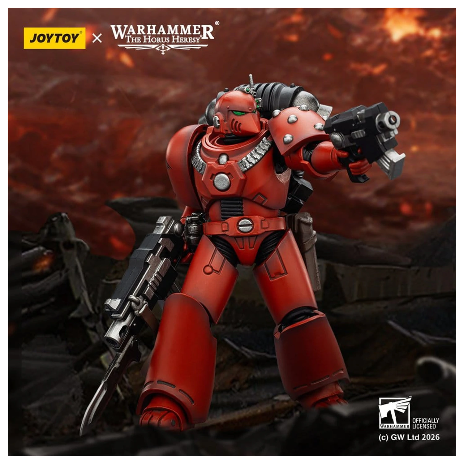 Warhammer The Horus Heresy Akční figurka Blood Angels MKVI Tactical Legionary 12 cm fotografii produktu