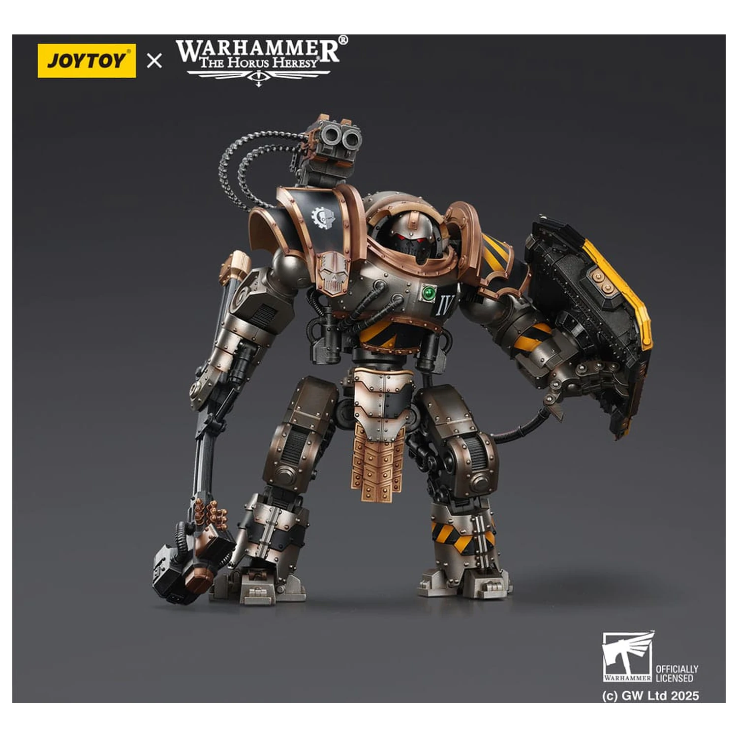 Warhammer The Horus Heresy Action Figure Iron Warriors Iron Circle Domitar-Ferrum Class Battle-automata s Karceri Battle Shield 24 cm fotografii produktu