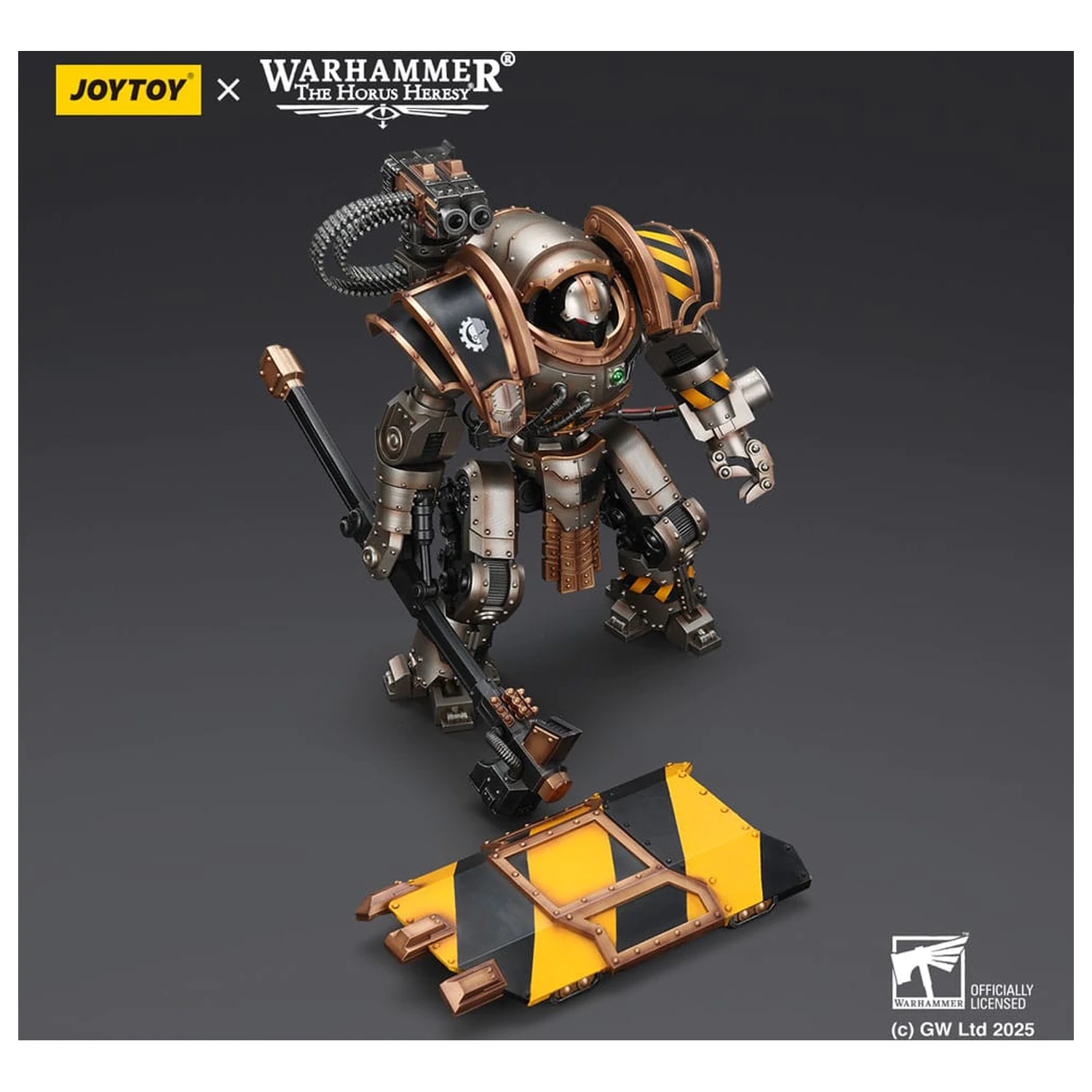 Warhammer The Horus Heresy Action Figure Iron Warriors Iron Circle Domitar-Ferrum Class Battle-automata s Karceri Battle Shield 24 cm fotografii produktu