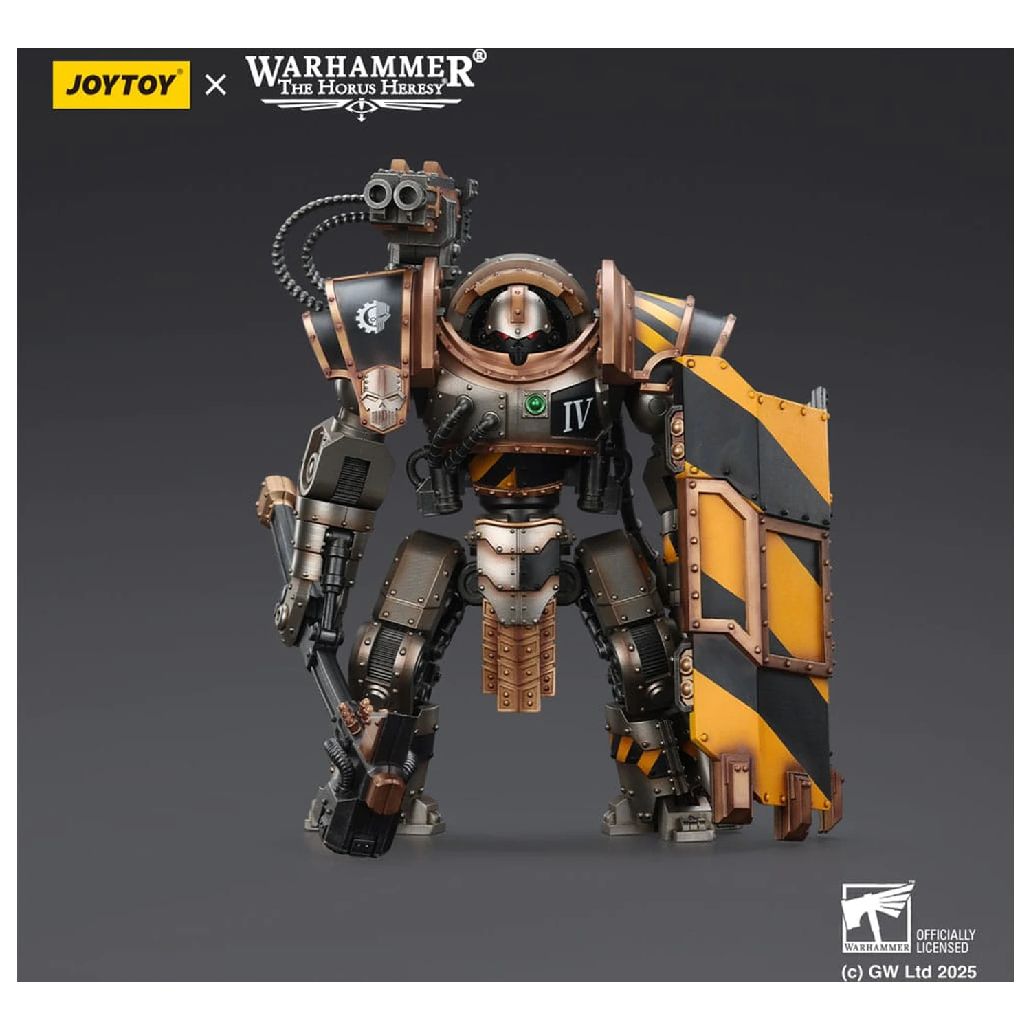 Warhammer The Horus Heresy Action Figure Iron Warriors Iron Circle Domitar-Ferrum Class Battle-automata s Karceri Battle Shield 24 cm fotografii produktu