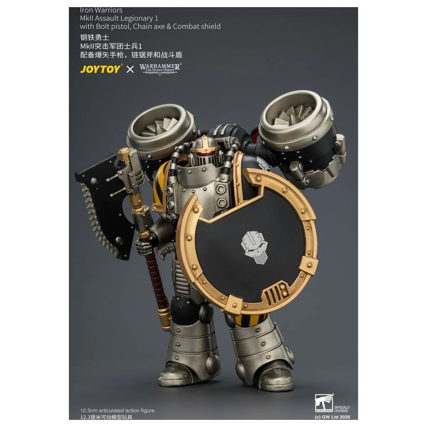 Warhammer The Horus Heresy Akční figurka Iron Warriors MkII Assault Legionář 1 12 cm fotografii produktu