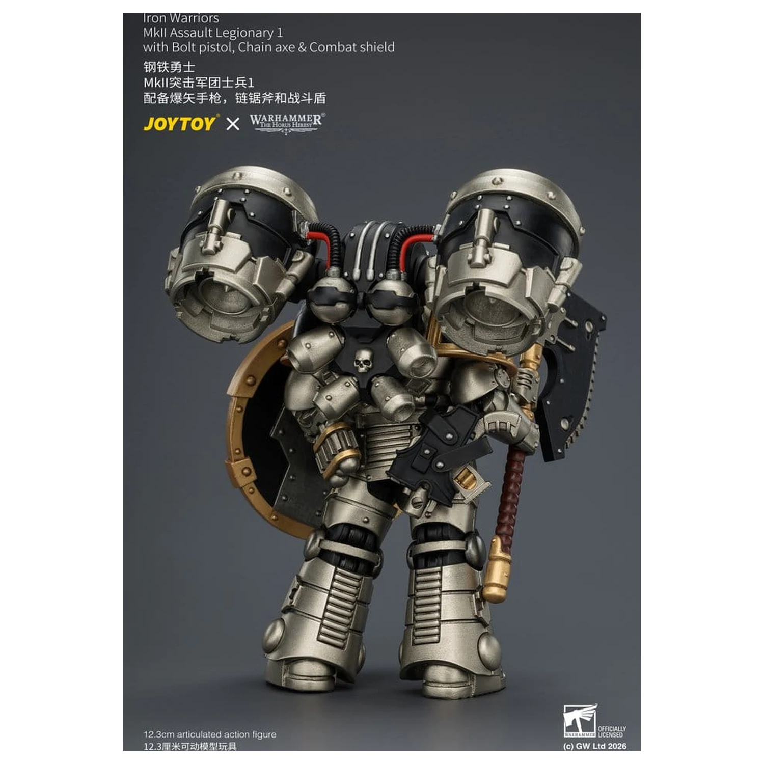 Warhammer The Horus Heresy Akční figurka Iron Warriors MkII Assault Legionář 1 12 cm fotografii produktu