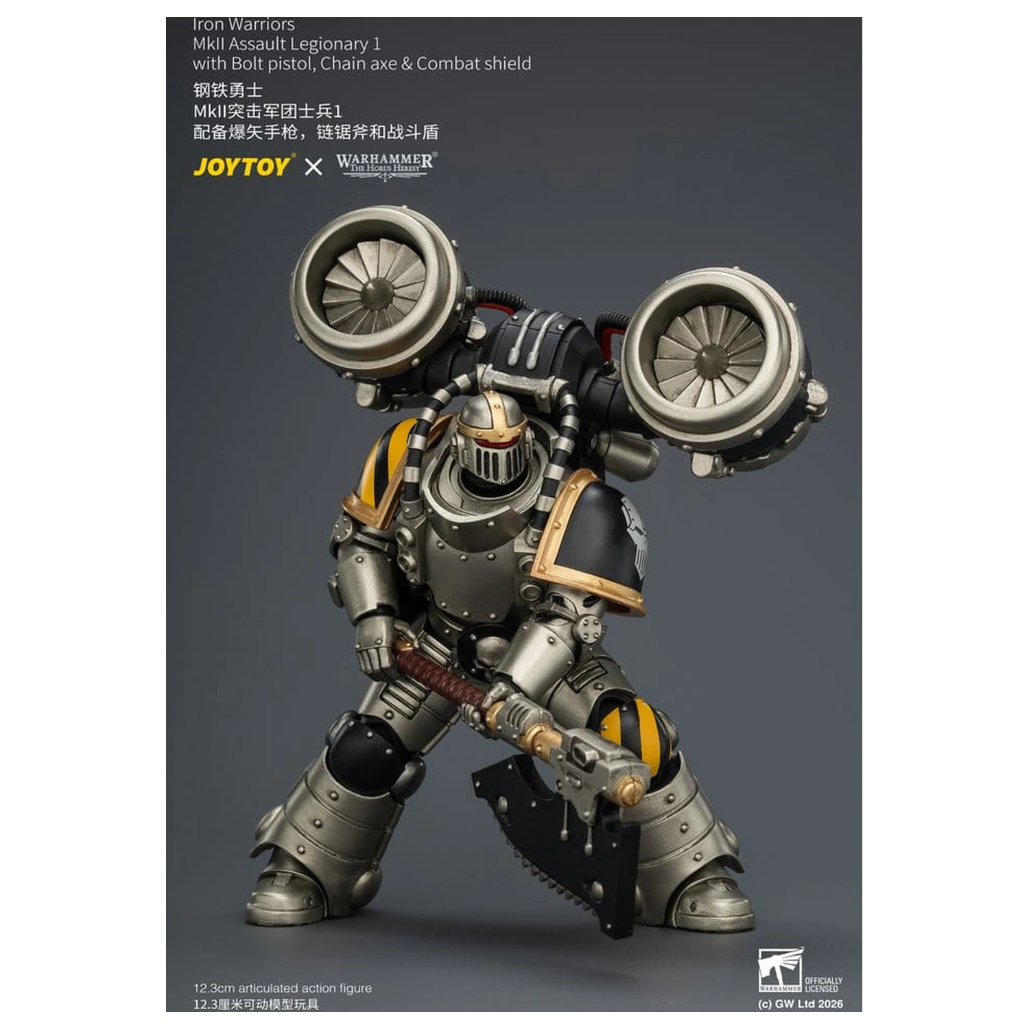 Warhammer The Horus Heresy Akční figurka Iron Warriors MkII Assault Legionář 1 12 cm fotografii produktu