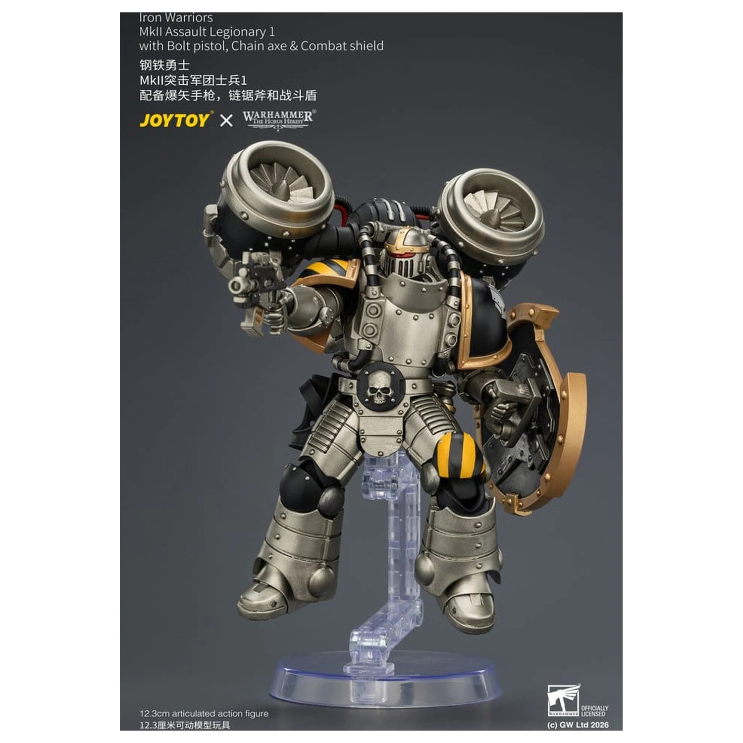 Warhammer The Horus Heresy Akční figurka Iron Warriors MkII Assault Legionář 1 12 cm fotografii produktu