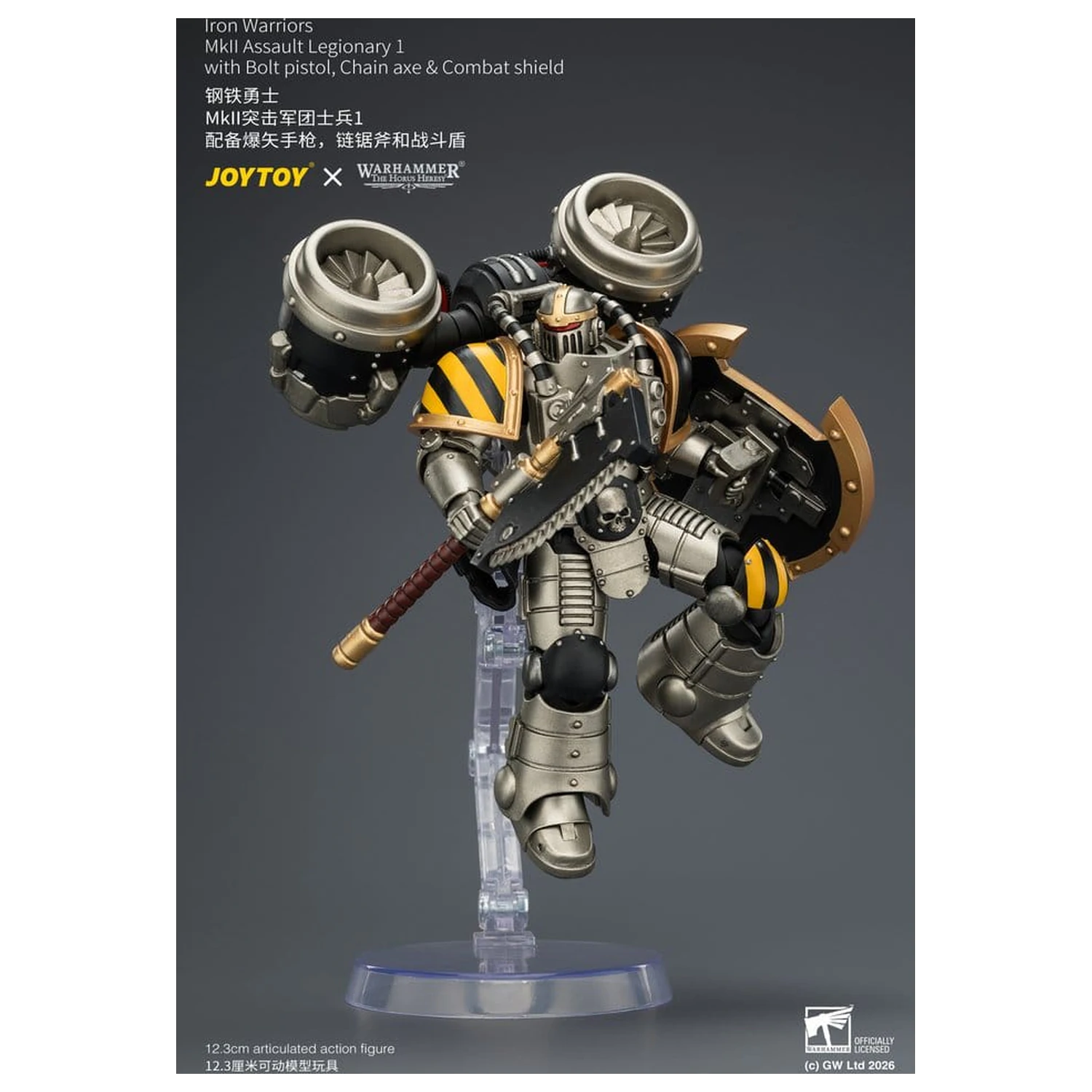 Warhammer The Horus Heresy Akční figurka Iron Warriors MkII Assault Legionář 1 12 cm fotografii produktu