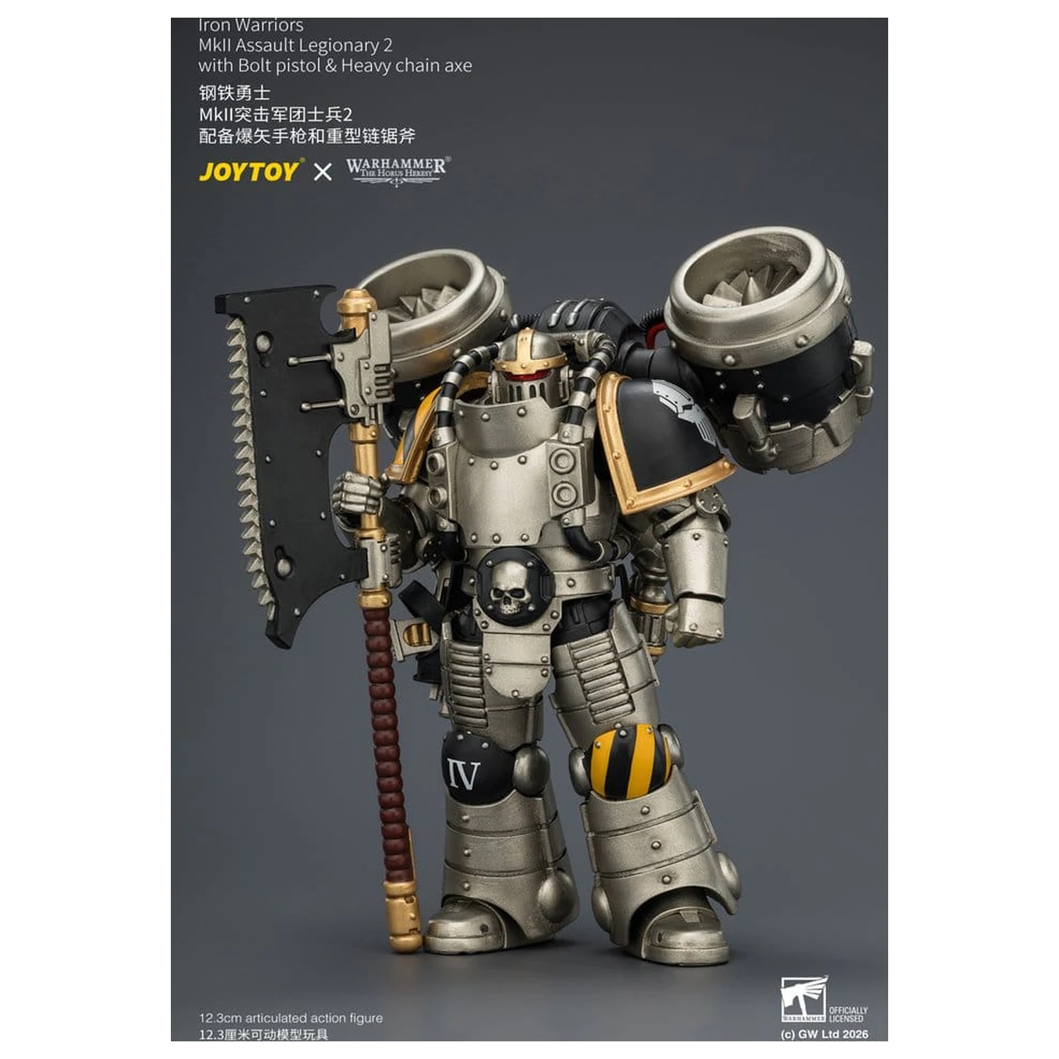Warhammer The Horus Heresy Akční figurka Iron Warriors MkII Assault Legionář 2 12 cm fotografii produktu