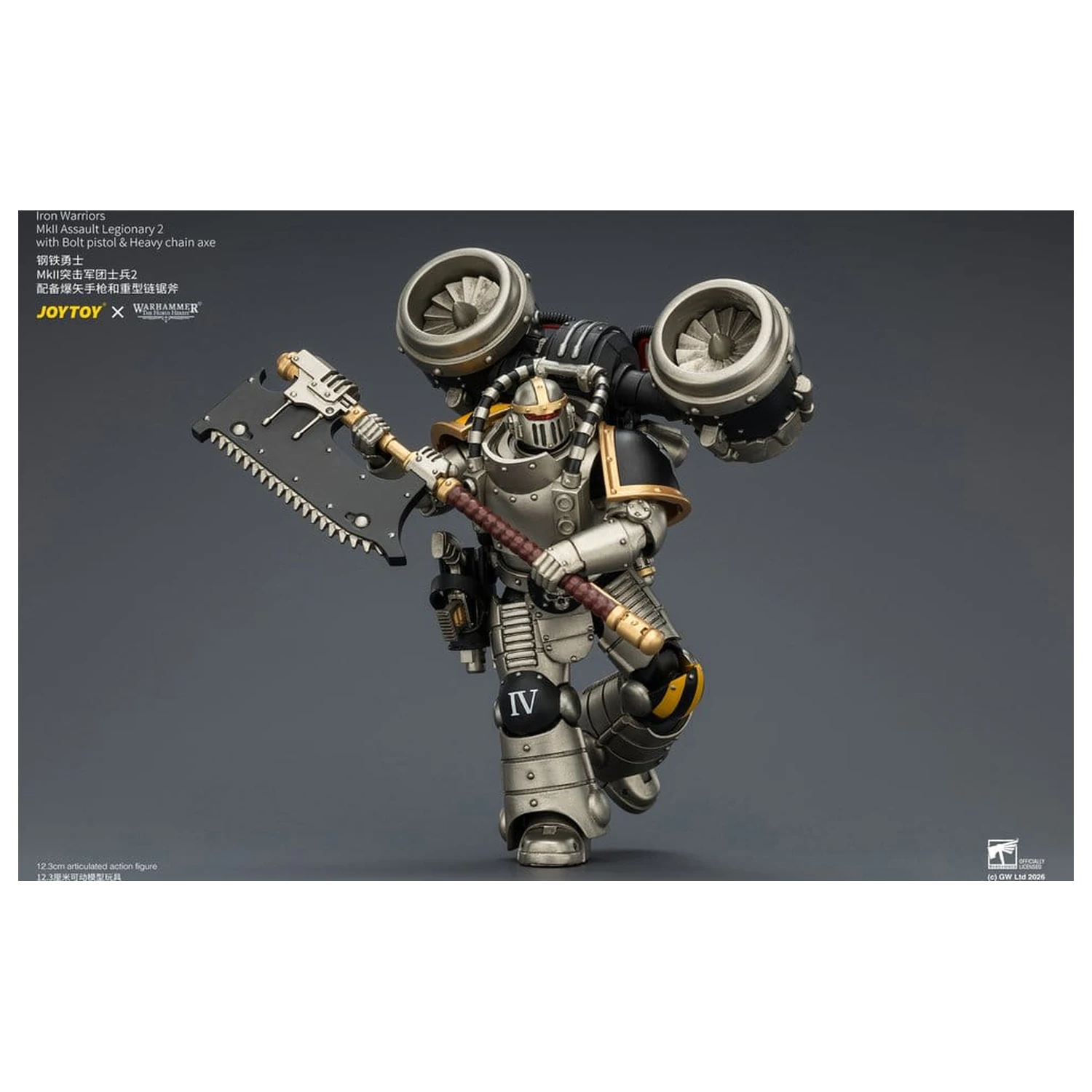 Warhammer The Horus Heresy Akční figurka Iron Warriors MkII Assault Legionář 2 12 cm fotografii produktu