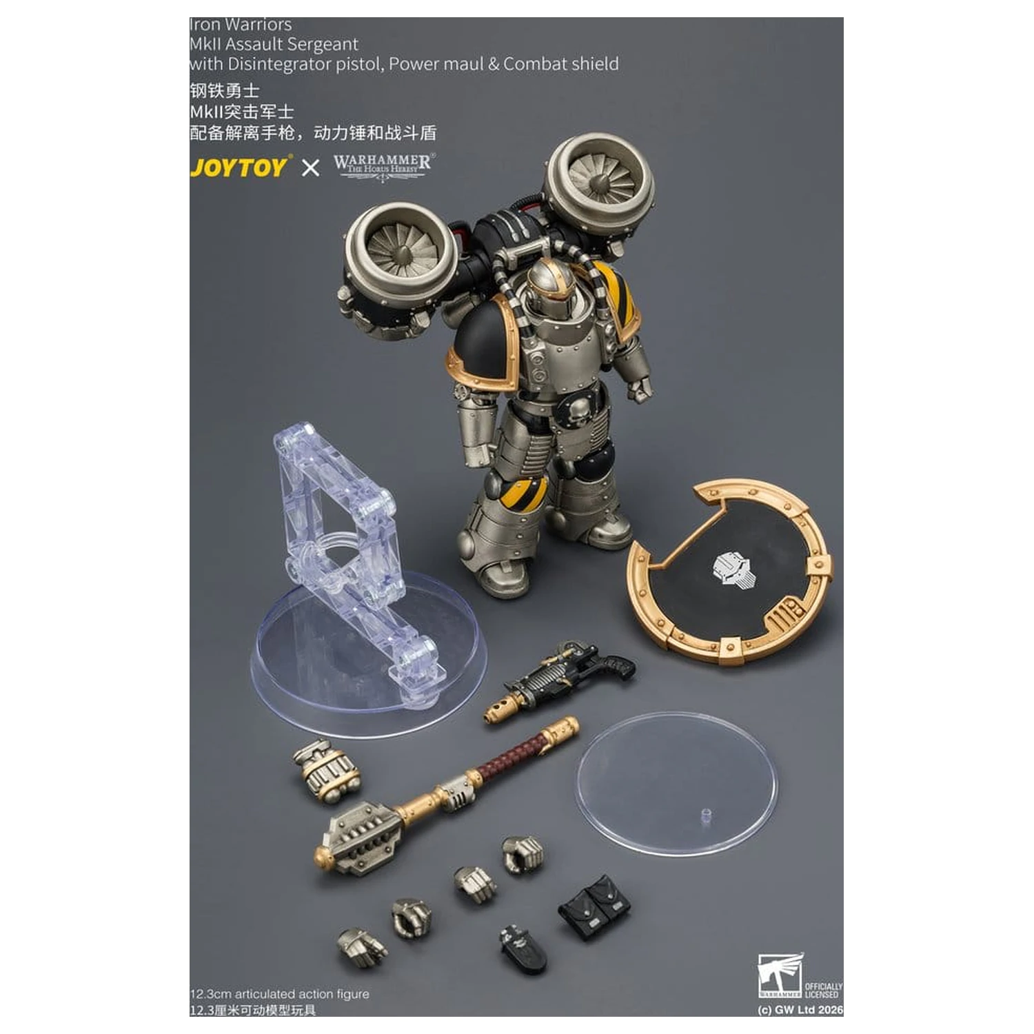 Warhammer The Horus Heresy Akční figurka Iron Warriors MkII Assault Sergeant 12 cm fotografii produktu