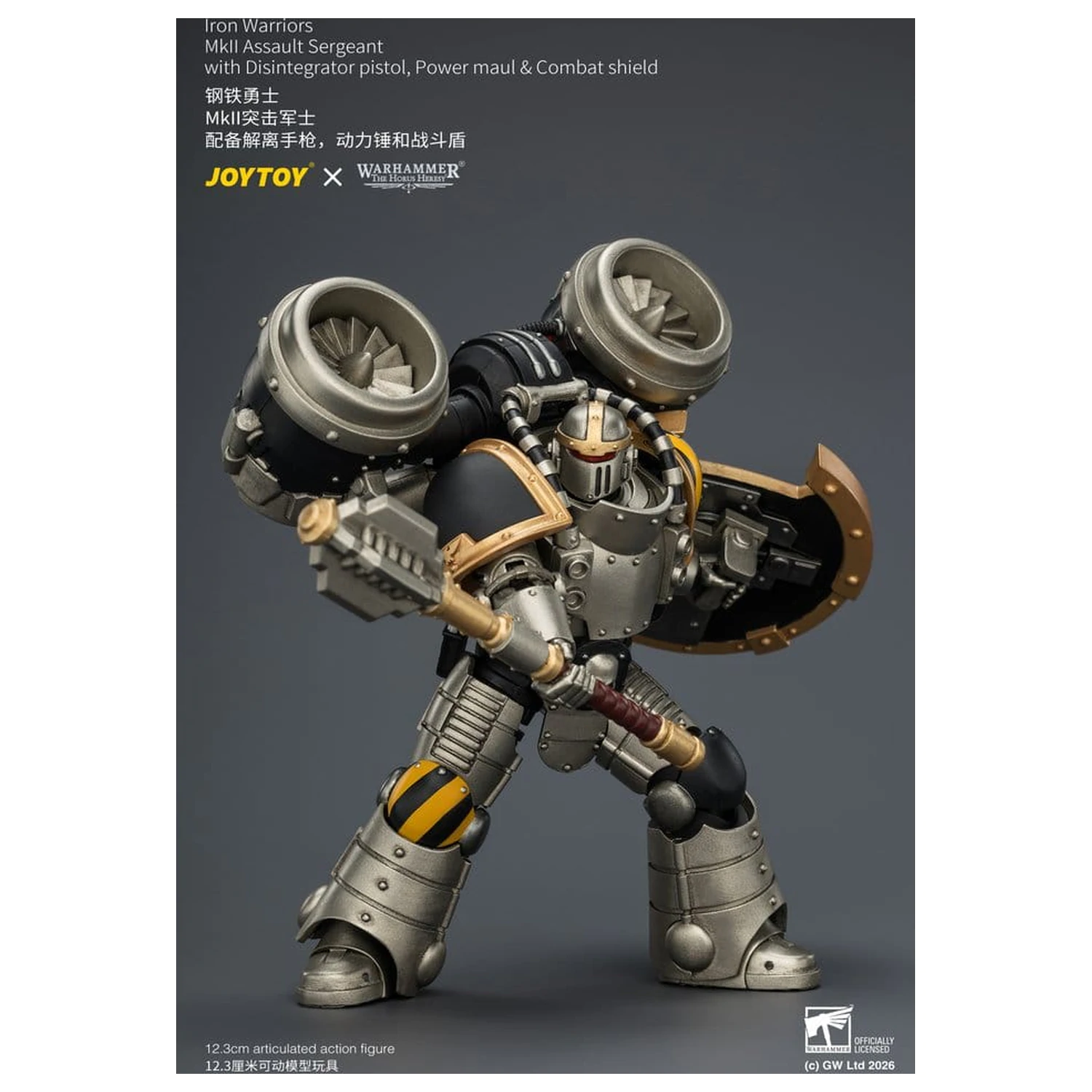 Warhammer The Horus Heresy Akční figurka Iron Warriors MkII Assault Sergeant 12 cm fotografii produktu