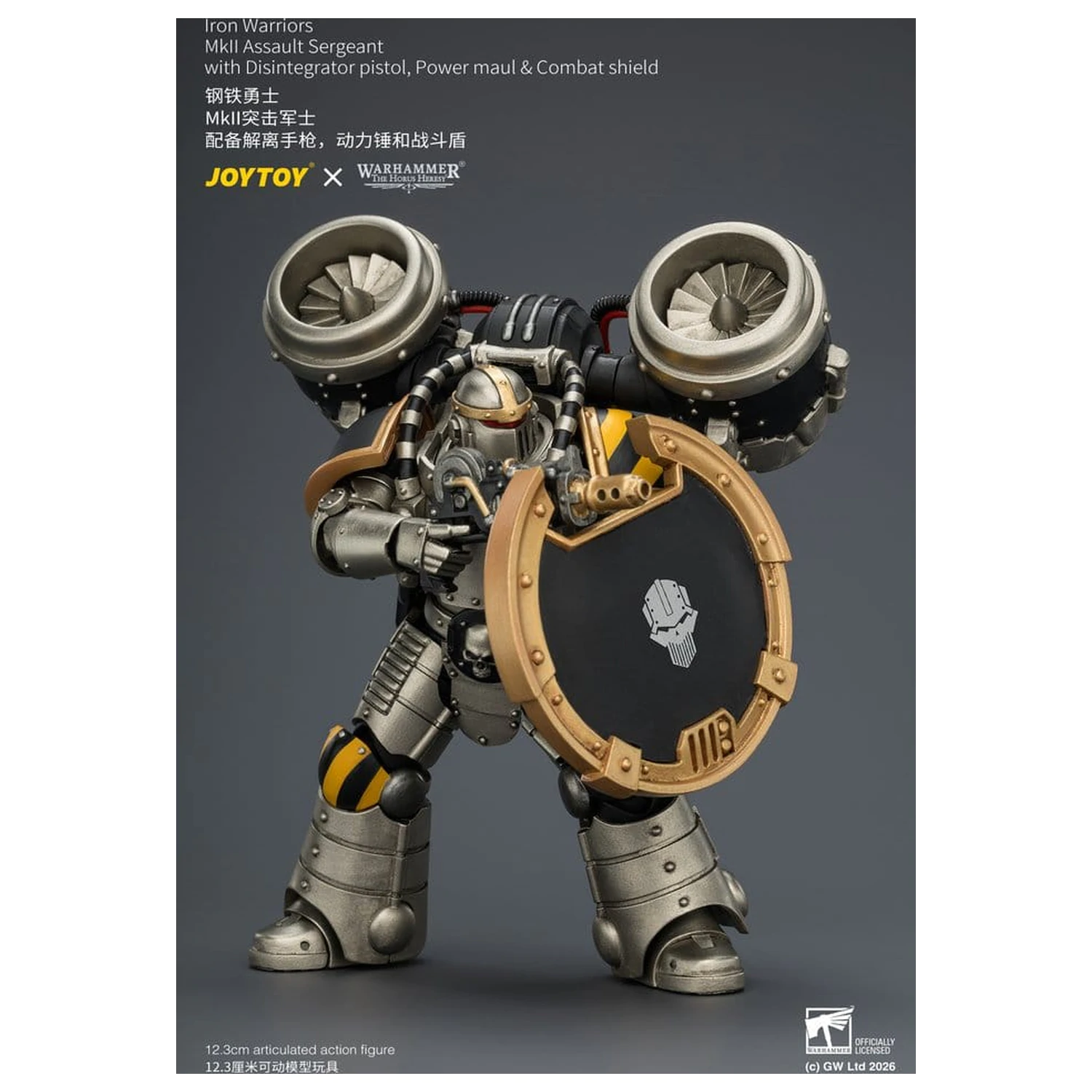 Warhammer The Horus Heresy Akční figurka Iron Warriors MkII Assault Sergeant 12 cm fotografii produktu