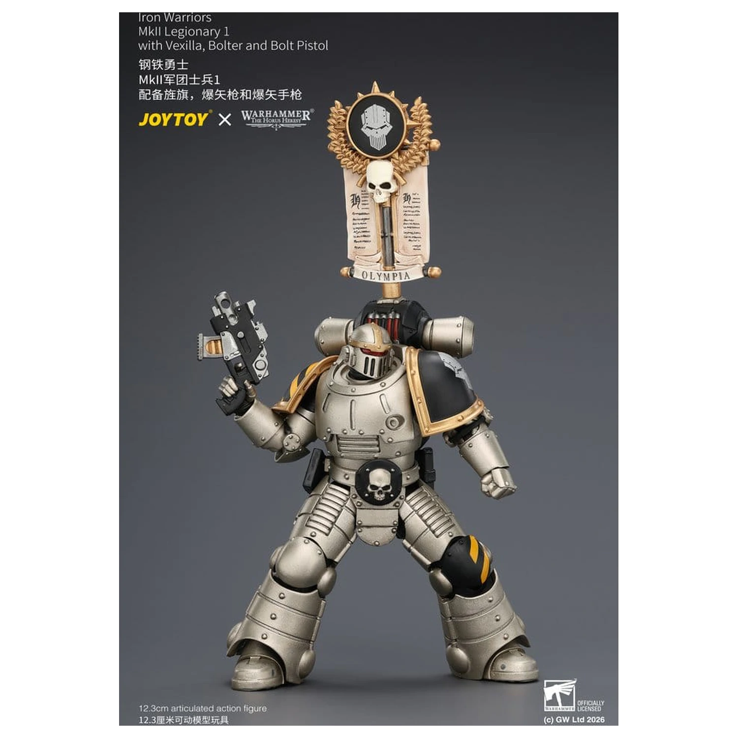 Warhammer The Horus Heresy Akční figurka Iron Warriors MkII Legionář 1 12 cm fotografii produktu