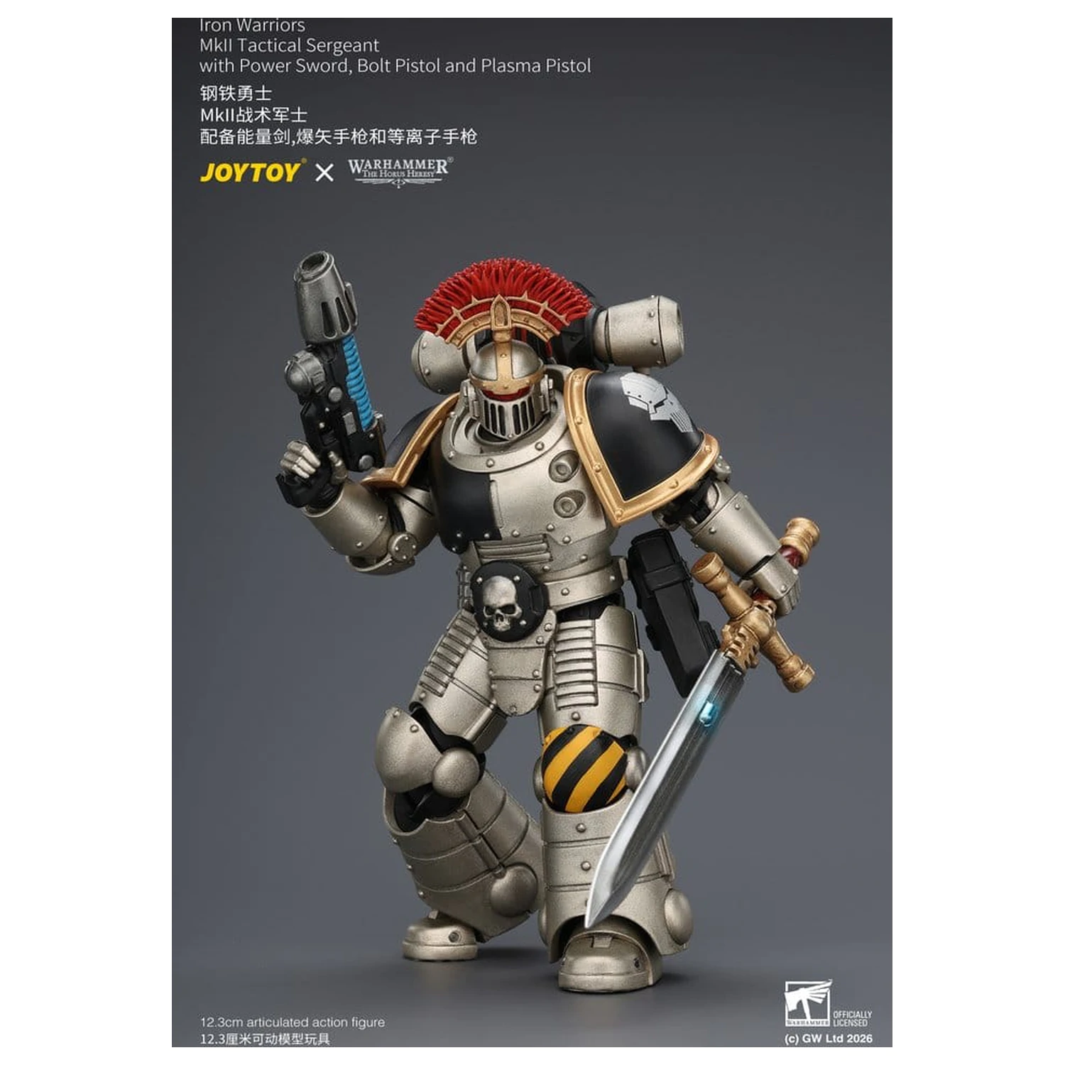 Warhammer The Horus Heresy Akční figurka Iron Warriors MkII Tactical Sergeant 12 cm fotografii produktu