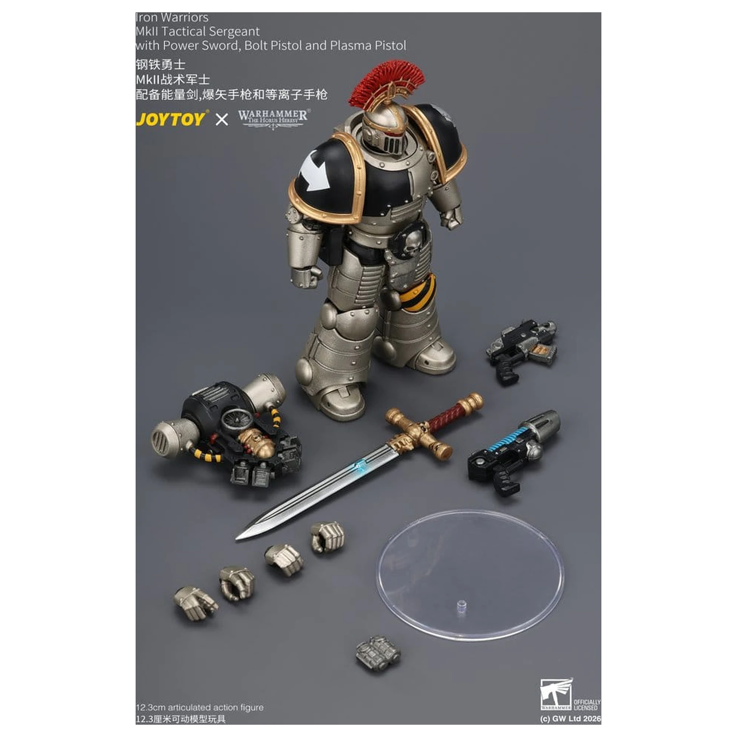 Warhammer The Horus Heresy Akční figurka Iron Warriors MkII Tactical Sergeant 12 cm fotografii produktu