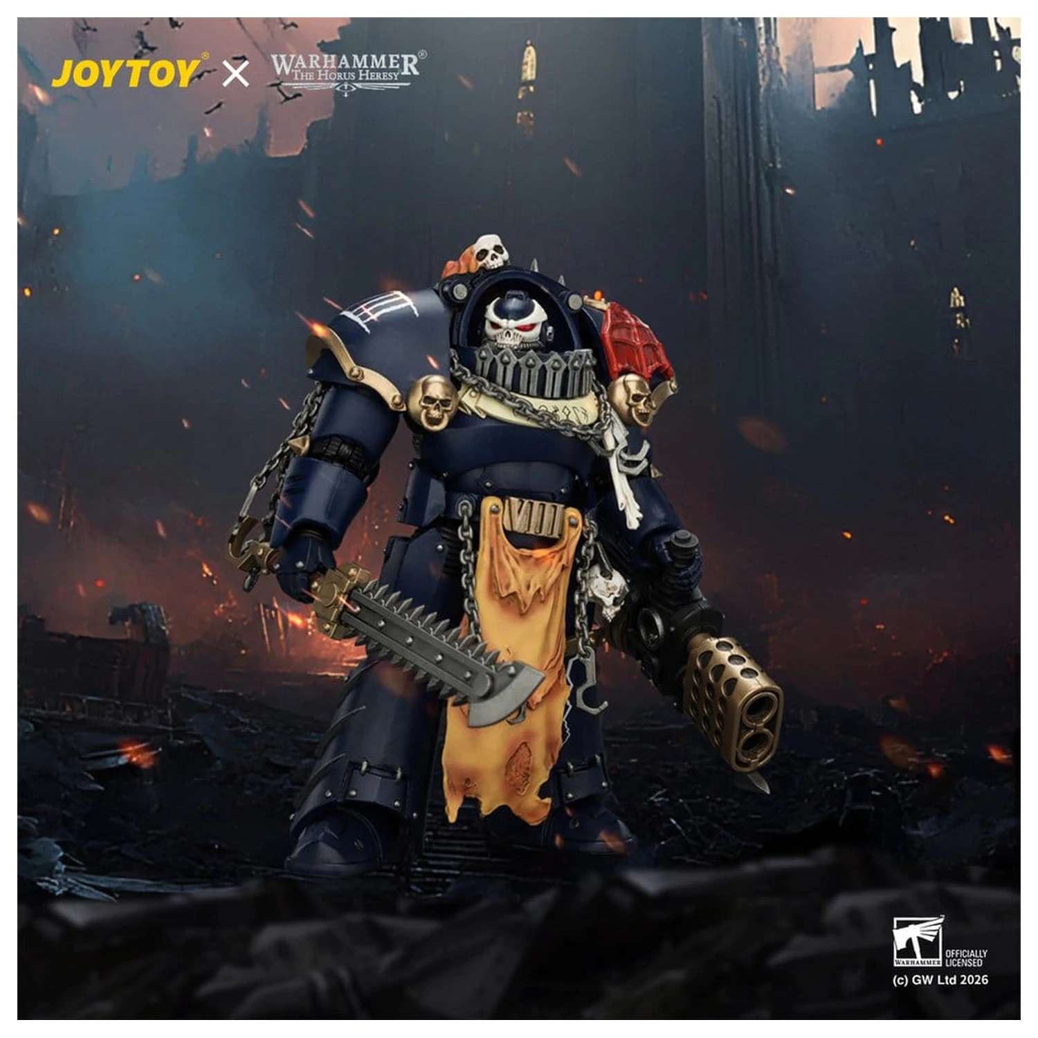 Warhammer The Horus Heresy Akční figurka Night Lords Contekar Terminator 2 14 cm fotografii produktu