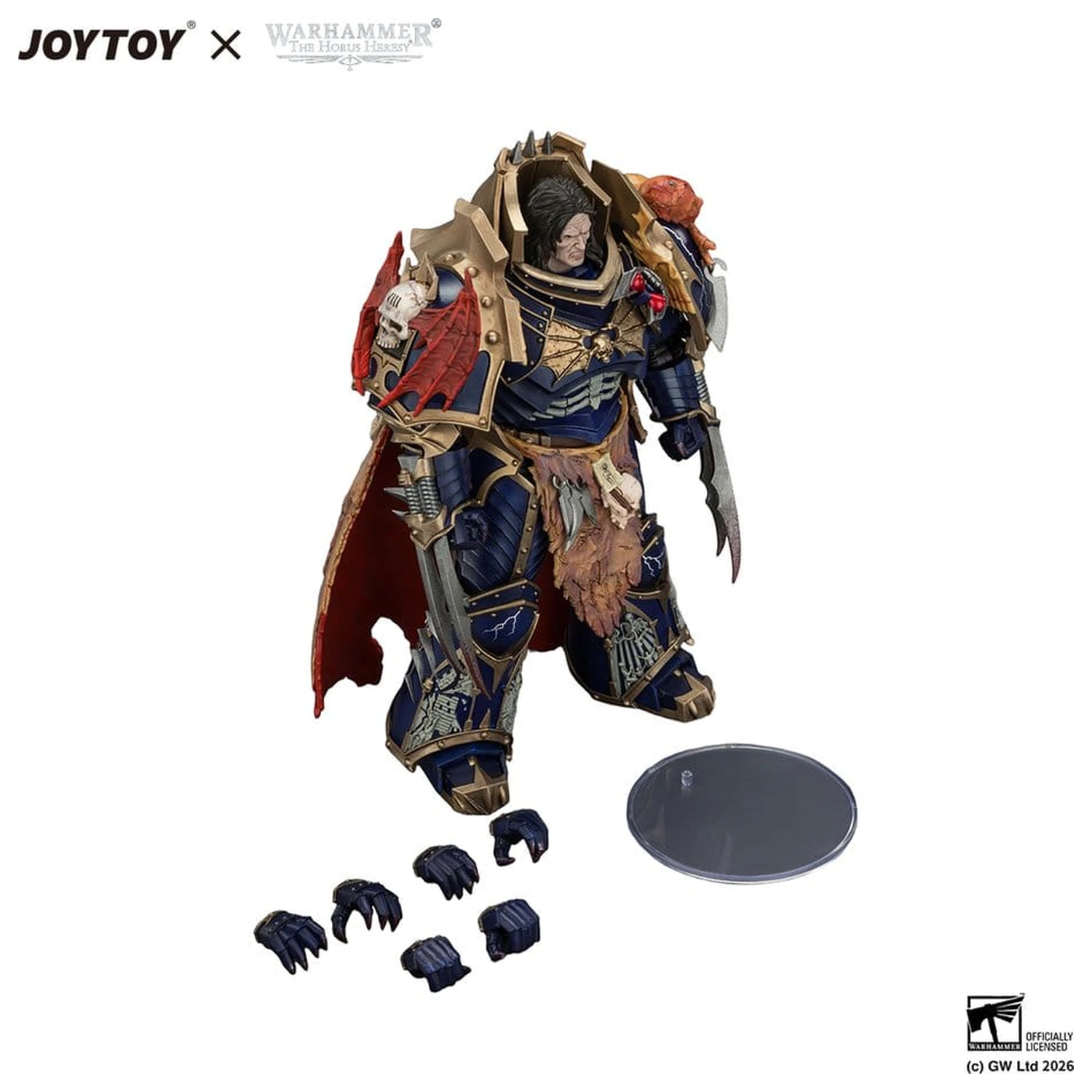 Warhammer The Horus Heresy Akční figurka Night Lords Konrad Curze Primarch of the Night Lords Legion 19 cm fotografii produktu