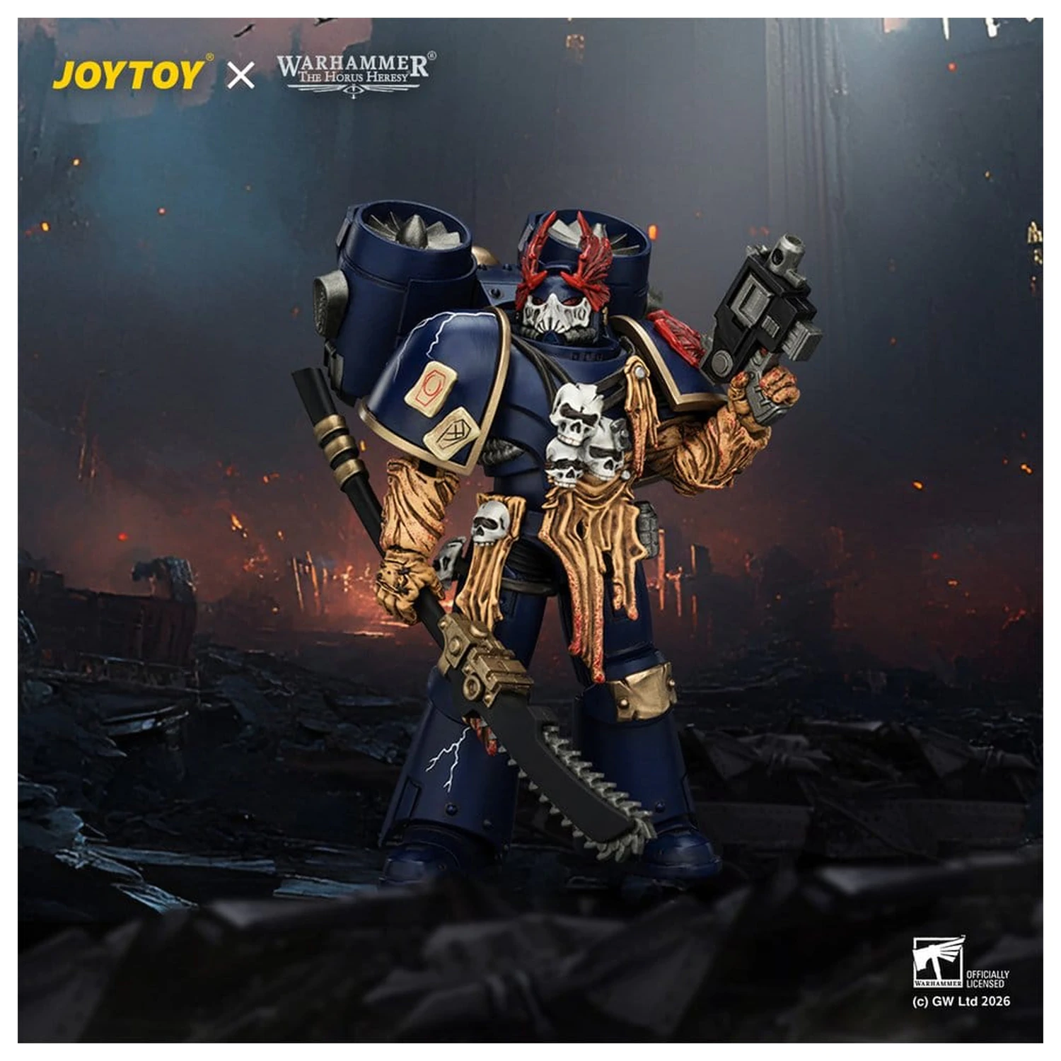 Warhammer The Horus Heresy Akční figurka Night Lords Night Raptor Huntmaster 12 cm fotografii produktu
