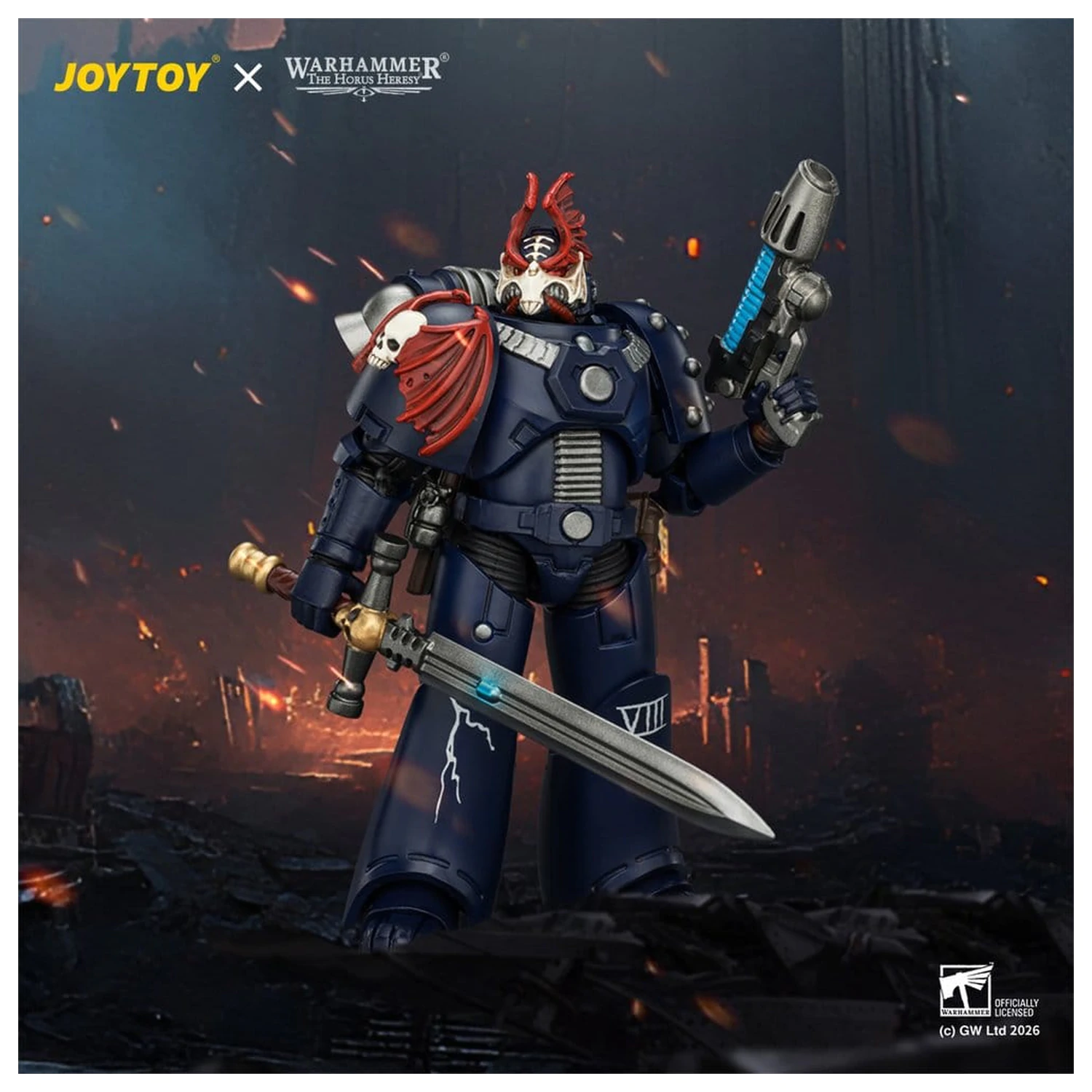 Warhammer The Horus Heresy Akční figurka Night Lords Tactical Legionary MKVI 12 cm fotografii produktu
